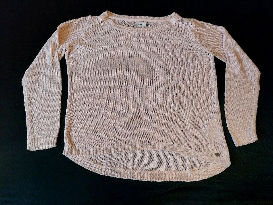 2 Pullover Cecil Strickpullover braun/glitzer, Only Pullover rosa in Steinhagen