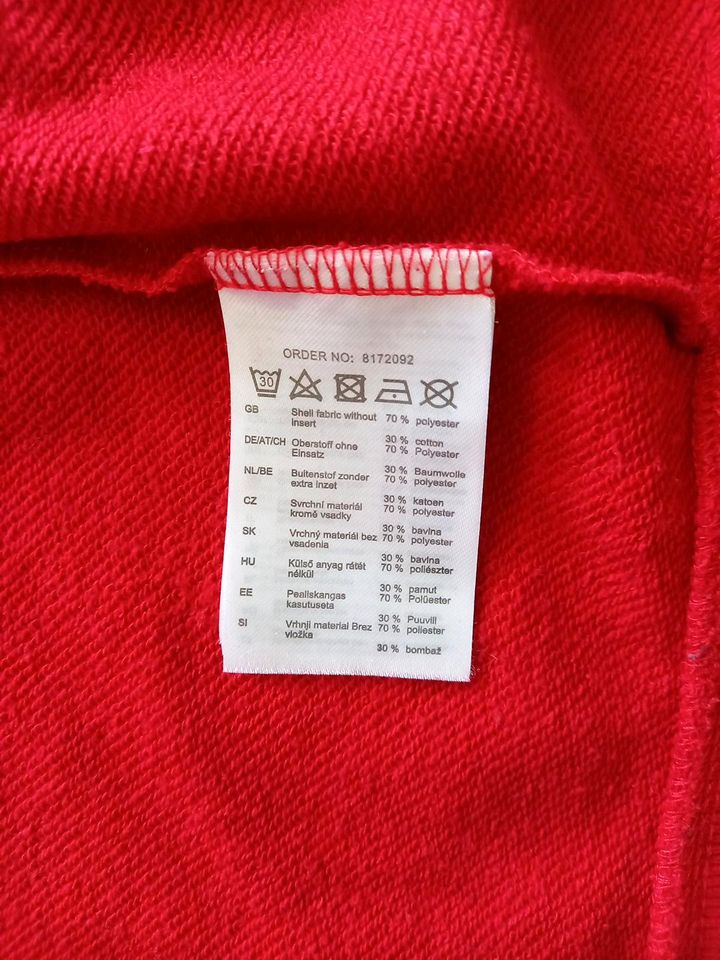 Zip-Hoodie rot, Damen, Gr.38 in Brügge Holst