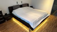 Hülsta Tamis Bett mit 2xNachttisch, 2xLattenrost,LED,Eiche choco Nordrhein-Westfalen - Ratingen Vorschau