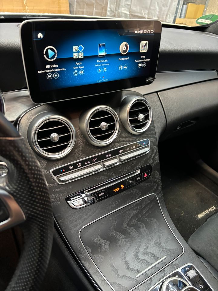 Android Display Carplay Mercedes W205 GLC V klasse Qualcomm 8+128 in Karlsruhe