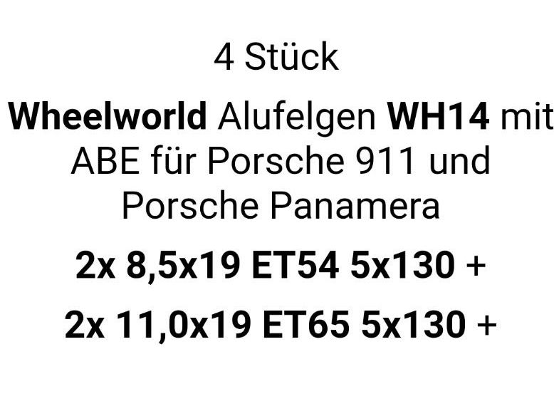 Neue Porsche 911 und Panamera Alufelgen. in Hof (Saale)