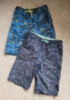 2 x Lieblingsshorts Gr. 128 Shorts kurze Hose blau Bermudas Haie Stuttgart - Feuerbach Vorschau