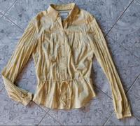 Esprit Long Bluse/Tunika in Gelb Farbe mit grauen Muster Gr.40 Dithmarschen - Heide Vorschau