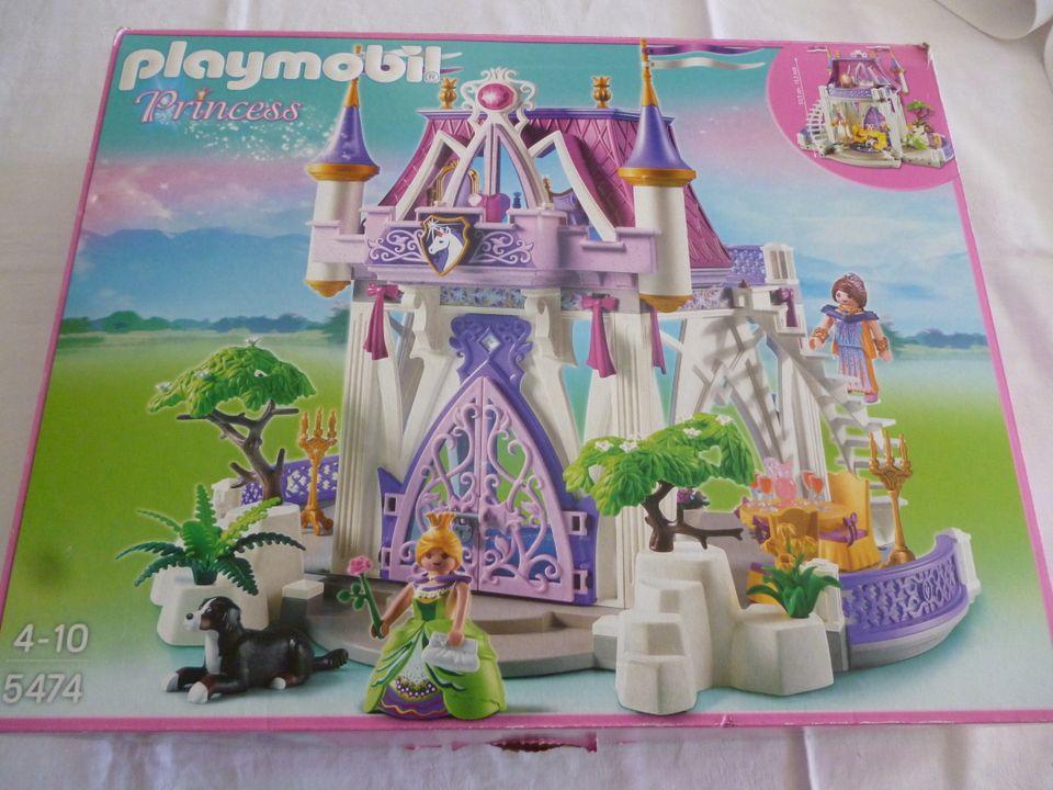 Playmobil 5474 Kristallschloss Prinzessin Schloss komplett in Haan