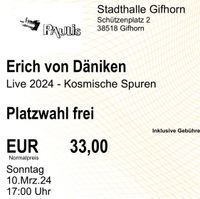 2 Tickets Erich von Däniken in Gifhorn 10.03.24 Dresden - Strehlen Vorschau