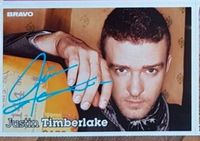 Justin Timberlake / US5 - Autogrammkarte STAR-Karte BRAVO sammeln Nordrhein-Westfalen - Brilon Vorschau