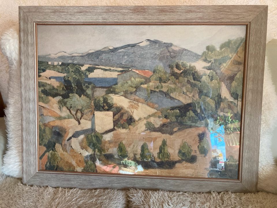 KUNST P. CÉZANNE - LANDSCHAFT IN DER PROVENCE, REPRODUKTION in Rastatt