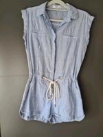 Mango Overall Einteiler Jumpsuit S 36 Baumwolle Leinen Hessen - Bickenbach Vorschau