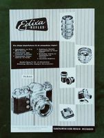 Edixa Reflex Werbung Reklame 1957 Niedersachsen - Velpke Vorschau