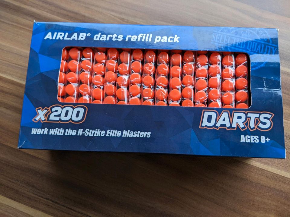 Neue unbenutzte Airlab 200er Darts Pfeile für Nerf in Untrasried