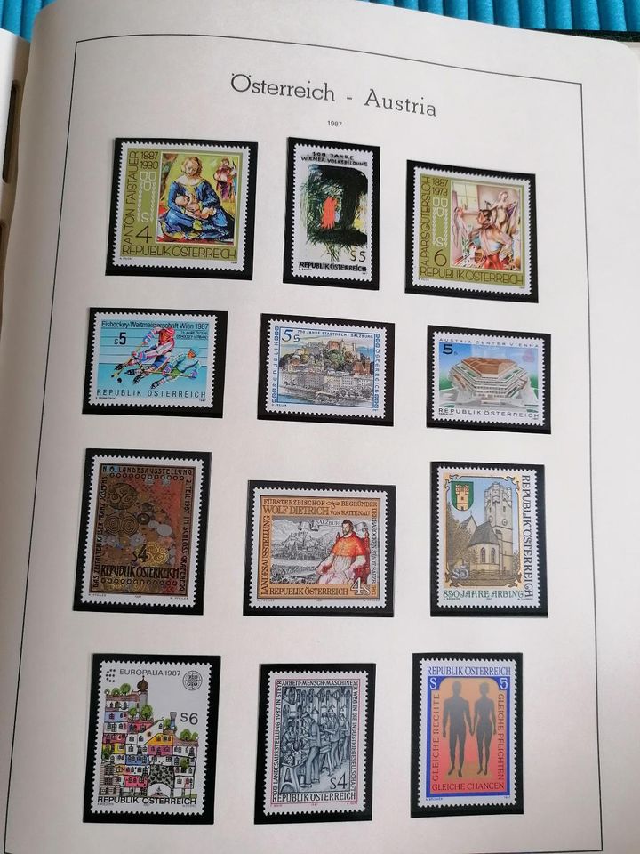 Briefmarkensammlung Österreich postfrisch 1960-95 kpl. Leuchtturm in Bad Urach