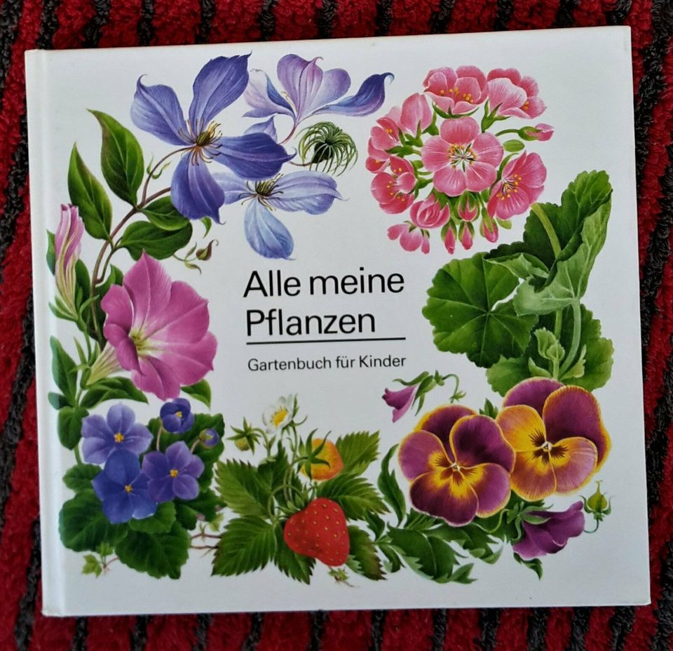 Gartenbuch für Kinder vom Verlag für die Frau Leipzig DDR 1985 in Jena