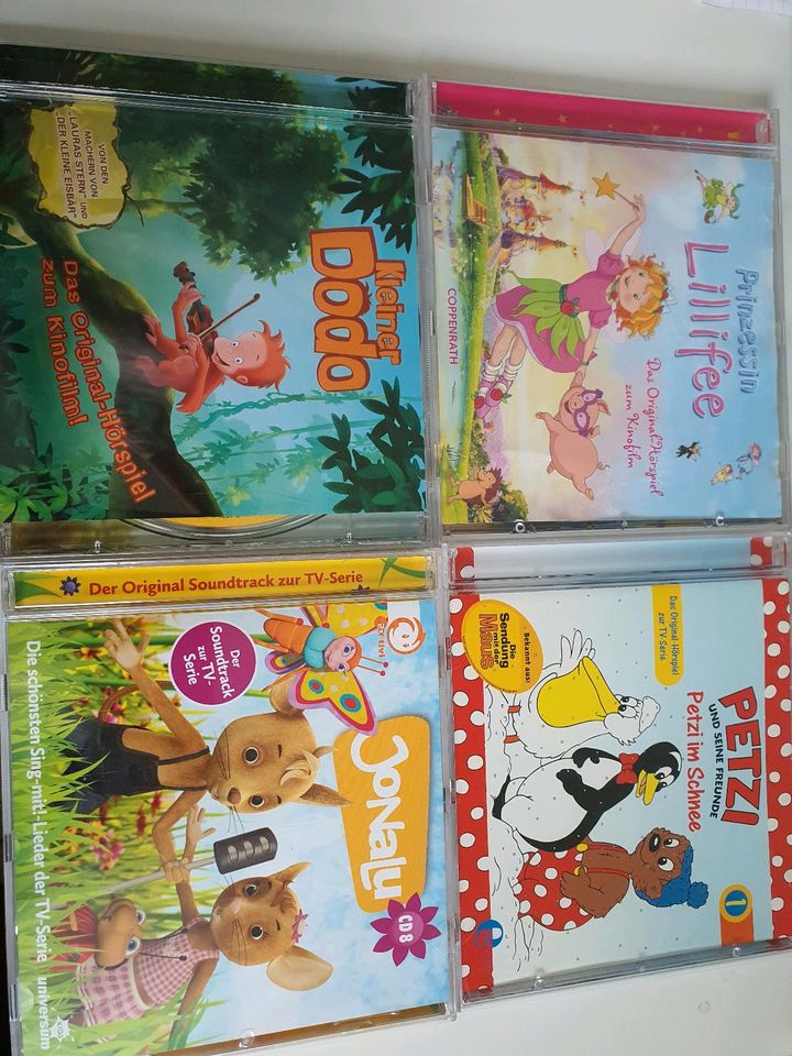 Kinder CD jonalu, Lillifee, petzi, kleiner Dodo in Neustadt in Holstein