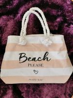 Strandtasche groß Beach Please Mary Kay wie neu rosa weiß Tasche Bayern - Bad Bocklet Vorschau