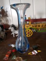 Murano Original Handarbeit Glas Vase 70 er retro mit Noppen Niedersachsen - Jerxheim Vorschau