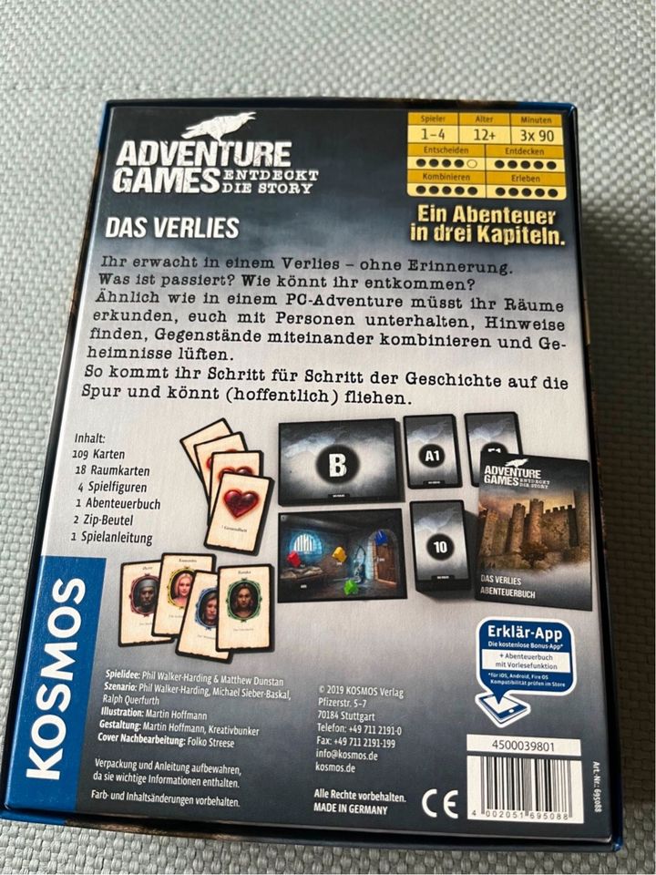 Kosmos Adventure Games „Das Verlies“ in Wehrheim