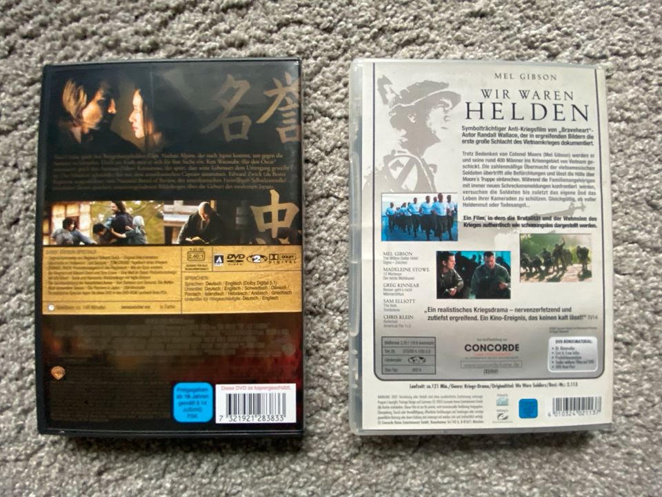 Last Samurai  - Wir waren Helden  DVD   Tom Cruise  -  Mel Gibson in Frankfurt (Oder)