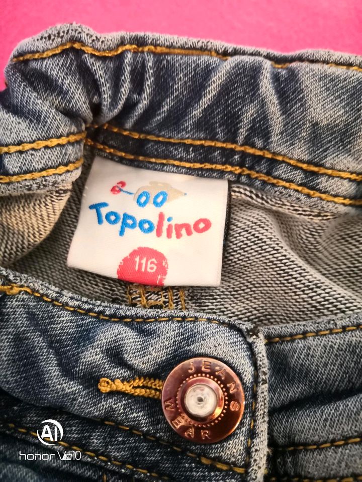Topolino Skinny Jeans Gr. 116 Denimblau in Stadthagen