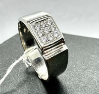 Herrenring mit weissen Steinen 925 Sterling Silber Nordrhein-Westfalen - Moers Vorschau