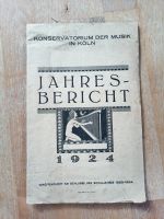 KONSERVATORIUM DER MUSIK KÖLN 1924 JAHRESBERICHT Rheinland-Pfalz - Straßenhaus Vorschau