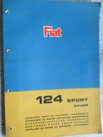 ERsatzteilkatalog Fiat 124 Sport Coupe, 1. Ausgabe 06/1967, GUT Nordrhein-Westfalen - Alsdorf Vorschau