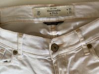 W25 L31 Jeans Abercrombie & Fitch perfect stretch weiß München - Hadern Vorschau