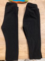 2x Leggins schwarz wie neu Größe 74 Bayern - Weißenbrunn Kreis Kronach Vorschau