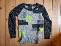 grauer Maison Scotch Pullover mit bunten Muster - Größe S Baden-Württemberg - Mannheim Vorschau