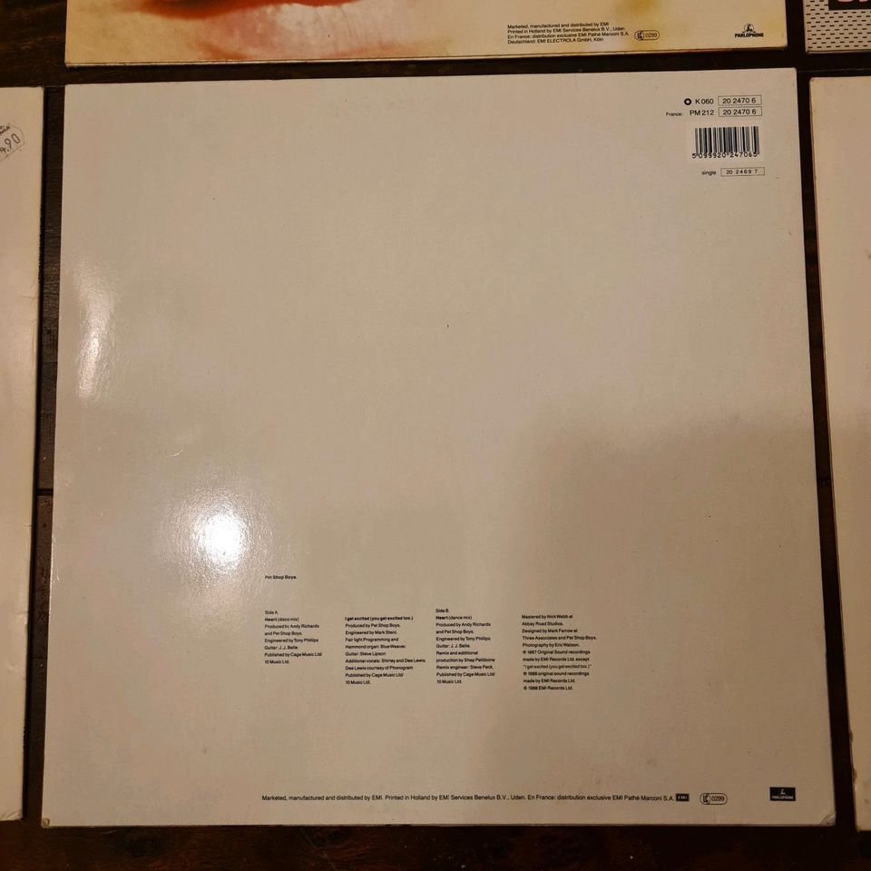 Pet Shop Boys Sammlung Lp maxi 80s Schallplatten in Dortmund