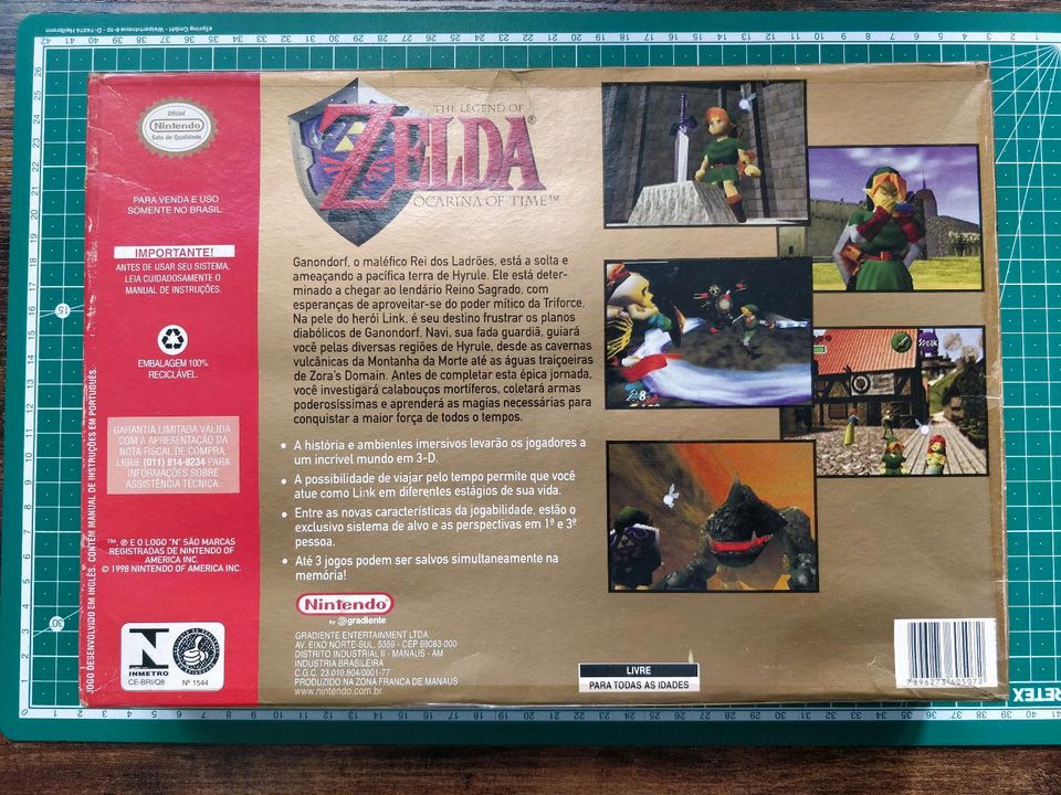 Zelda Ocarina Big Box Nintendo 64 N64 in Hamburg