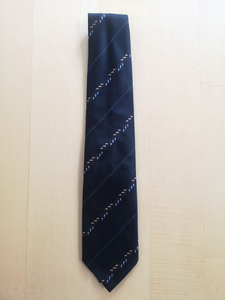 Brioni - Krawatte - dunkelblau mit Muster in Berlin