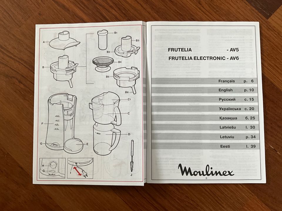 Moulimex Endsafter AV 6 in Pampow