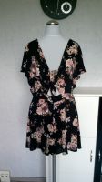 Jumpsuit Playsuit schwarz rosa Blumen Gr. 34 Atmosphere Friedrichshain-Kreuzberg - Friedrichshain Vorschau