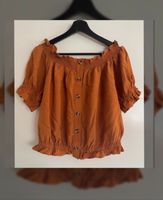 Off shoulder Bluse / Shirt in orange Np war 25€ Nordrhein-Westfalen - Niederzier Vorschau