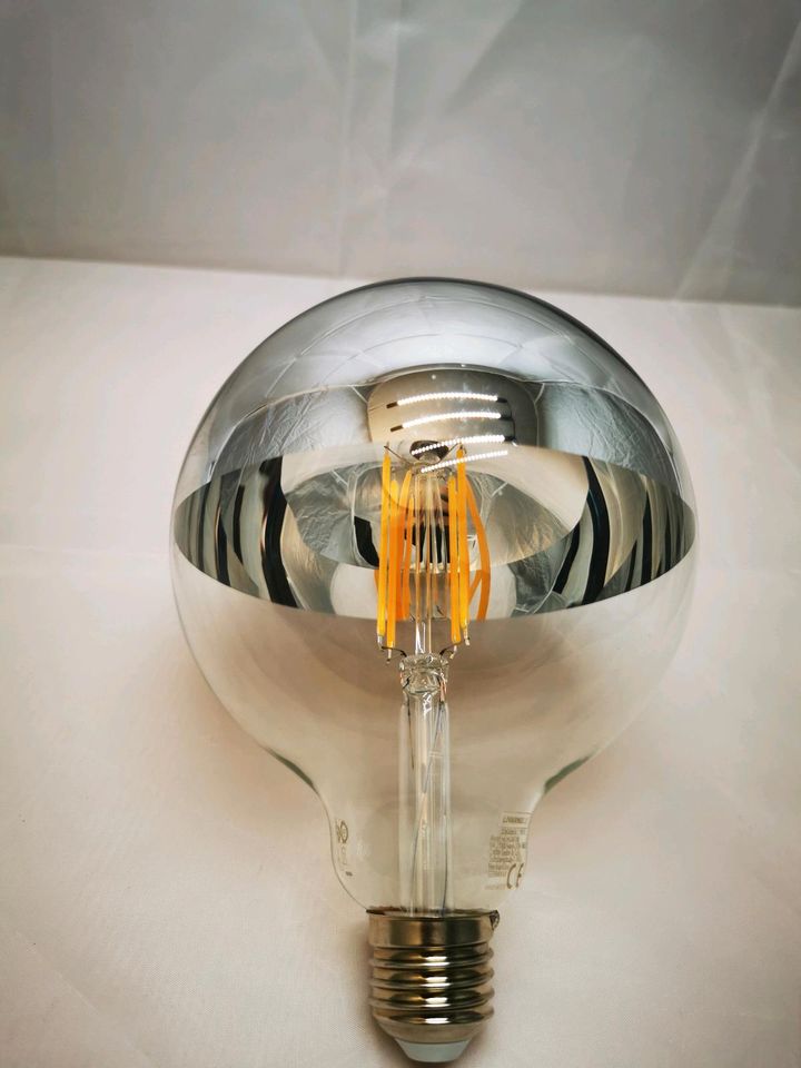 LIVARNO LUX LED Filament Glühbirne verspiegelt E27 8W 2700 Kelvin in Forst