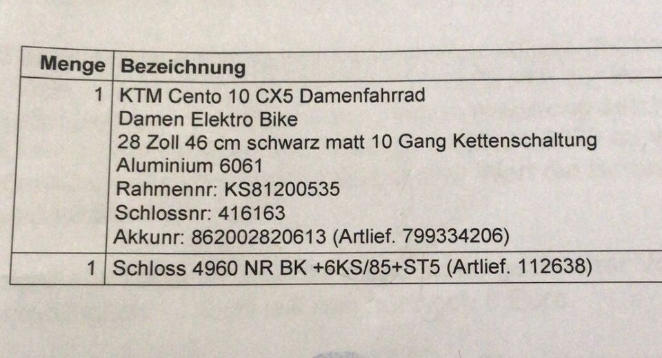 Verkauf Damen E-Bike  der Marke KTM in Burgoberbach