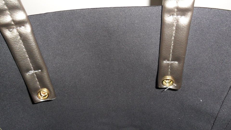 Ledertasche bronze-silber Metallic mit Innentasche herausknöpfbar in Luckenwalde