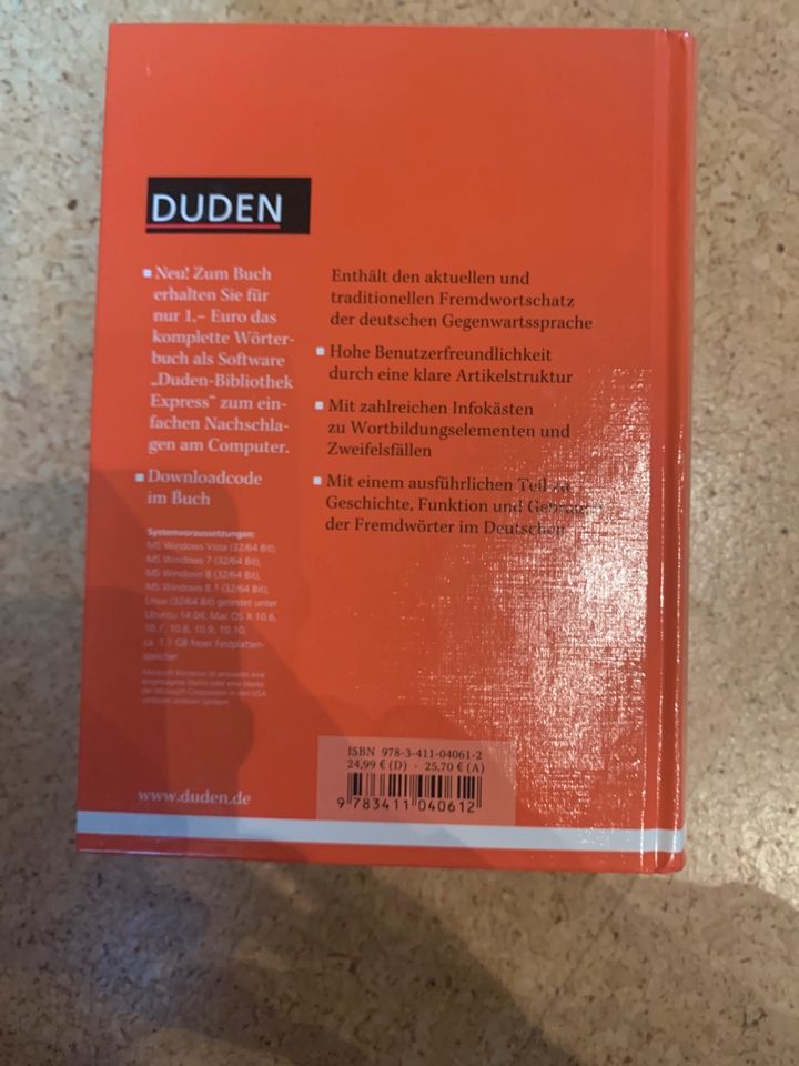 Duden Fremdwörterbuch, Auflage 11 von 2015 in Oberschweinbach