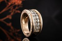 Cartier Ring Diamanten Brillanten geflochten Platin Rotgold Nordrhein-Westfalen - Wegberg Vorschau