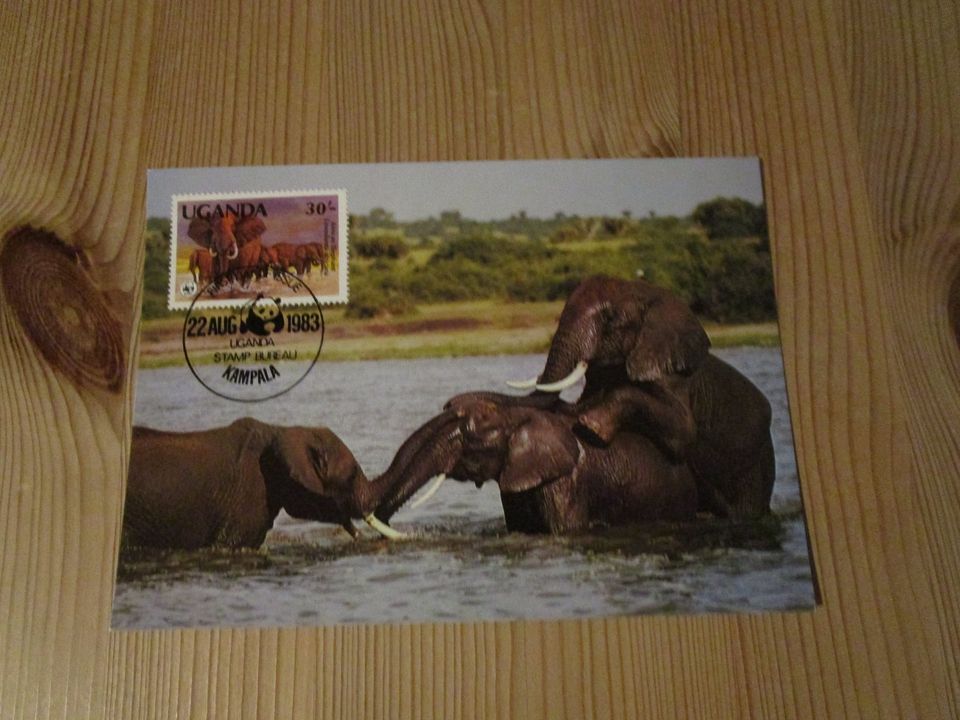 Aus Nachlass 24 verschiedene WWF Koverts+Karten mit Briefmarken in Scharbeutz