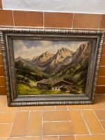Bild Gemälde Landschaft  Alpen Bayern - Landshut Vorschau