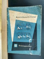 Betriebsanleitung für VW Transporter Mai 1959 Niedersachsen - Itterbeck Vorschau