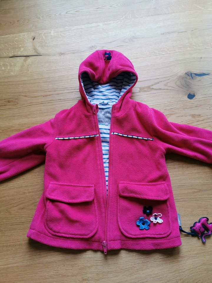 Sigikid Baumwolle Fleece Jacke dick 98 pink in Höchberg