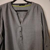 Cecil Bluse XL 42 44 Hemd schwarz Weiss Niedersachsen - Wittmund Vorschau