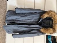 Marc o Polo Mantel blau NP 300€ petrol Parka Kunstfell Hessen - Stadtallendorf Vorschau