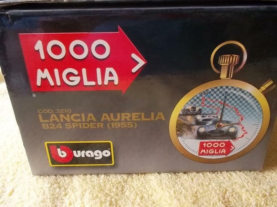 Burago Lancia Aurelia B24 Spider Miglia hellblau 020 in Stuttgart