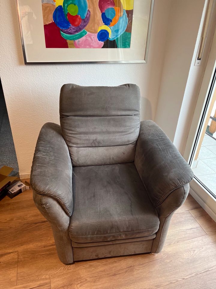 Eck Sofa mit Schlaffläche in Busenberg