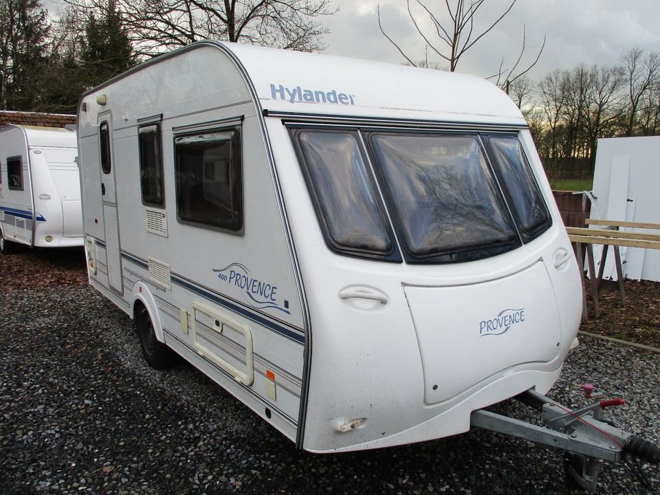 Bastlerfahrzeug Wohnwagen Hylander mit 2 Sitzgruppen. in Wettringen