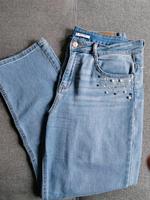 Mom Jeans mit Steinchen Harburg - Hamburg Eißendorf Vorschau