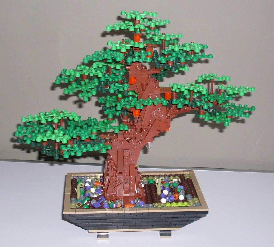 Lego, Bonsai Baum, Eigenbau, mit LED Lichter (Batteriebetrieben), in Wackersberg